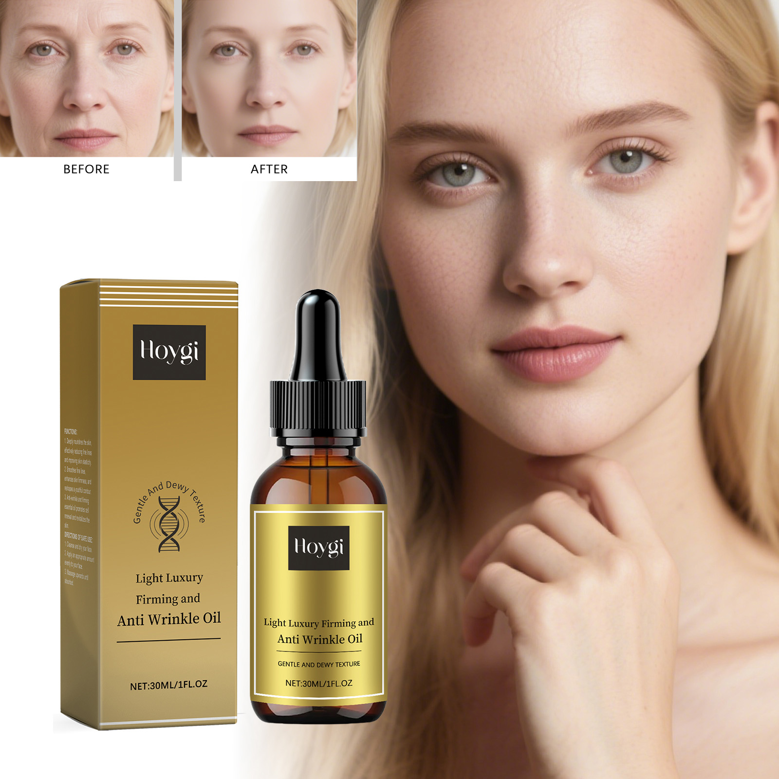 Luxury Natural Skincare - 탄력있는 페이셜 케어 오일 리프팅 주름