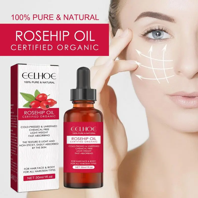 페이스 용 30ml 유기농 로즈 히프 씨 오일 순수 콜 - Cold Pressed Rose Hip 리뷰 및 가격