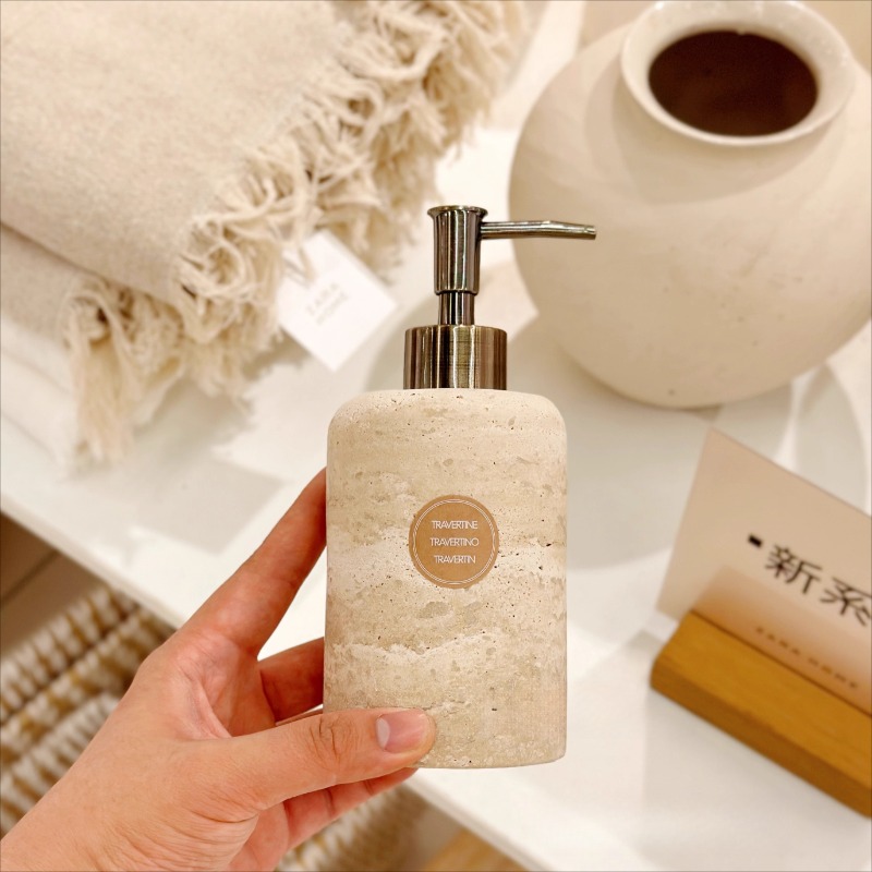 천연석 로션 디스펜서, 리필용 비누병, 부드러운 펌프  - Luxury Natural Skincare 리뷰 및 가격